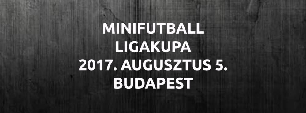 MINIFUTBALL LIGAKUPA 2017